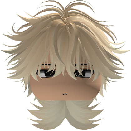 Cute Y2K emo light blonde hair