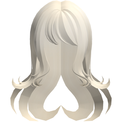 adorable dolly heart flowy long hair blonde