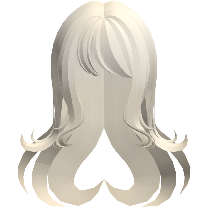 adorable dolly heart flowy long hair blonde
