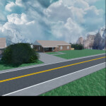 Suburban House Two With Ceiling Fans