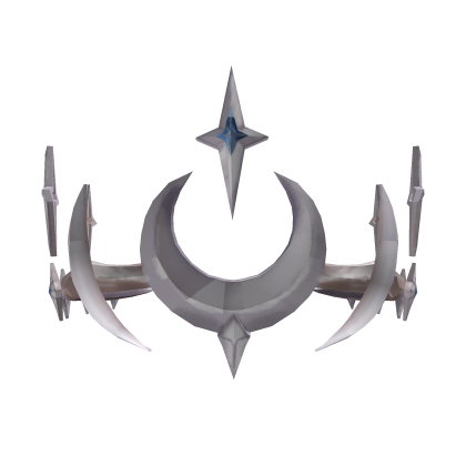 Silver Moon Star Crown