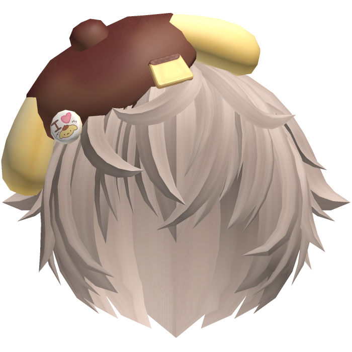 ♡ cute kawaii pompompurin boy hair 🍮 light brown