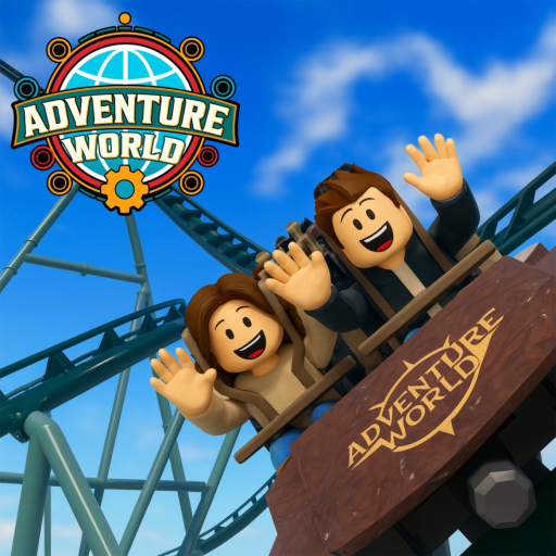 Adventure World Theme Park 🎢🌐 official Roblox game thumbnail