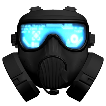 [R15] M50 Gas Mask [Digital Blue] [Emissive] Roblox item