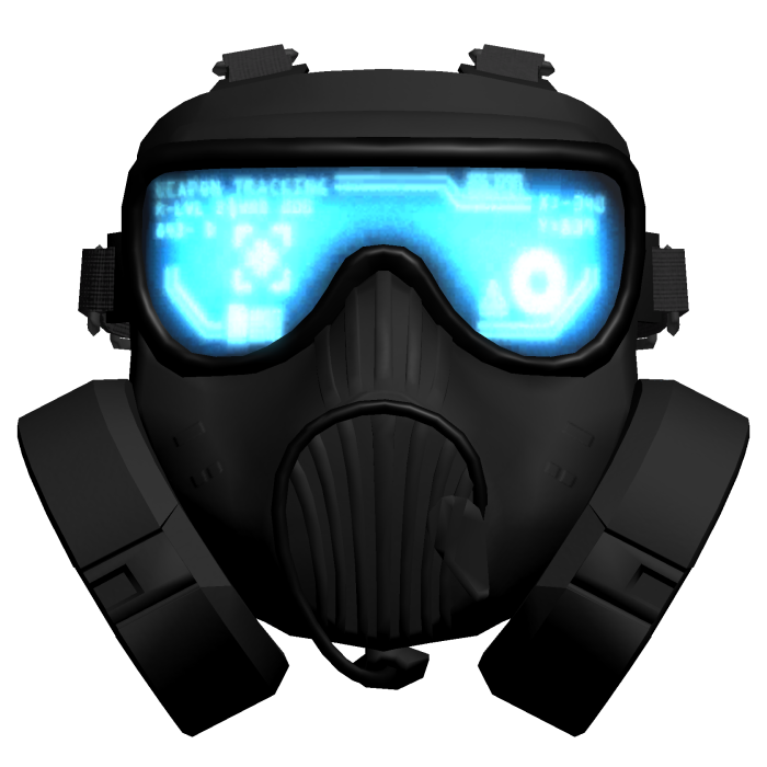 [R15] M50 Gas Mask [Digital Blue] [Emissive]