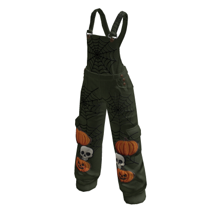 Halloween Overalls Green