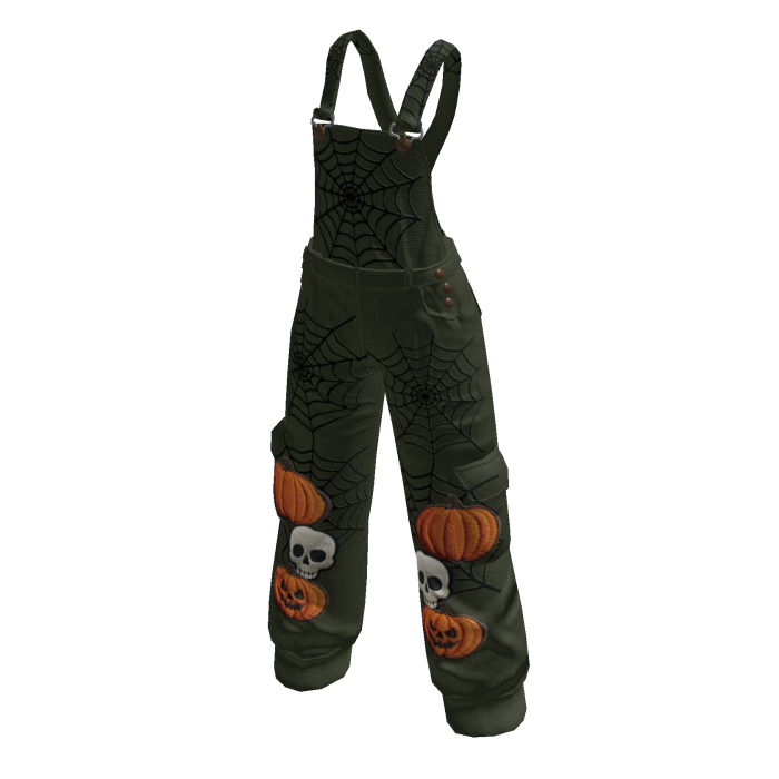 Halloween Overalls Green