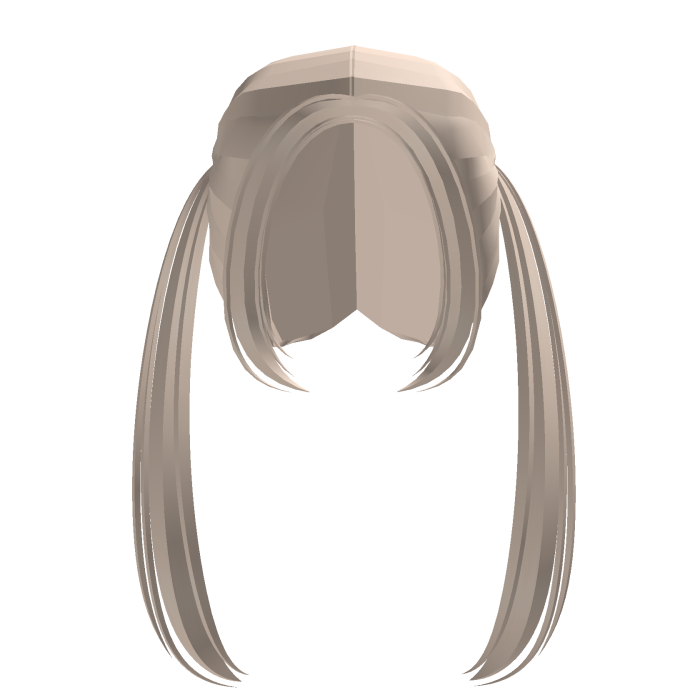 . ‿ ♡ long light blonde straight gorg pigtails