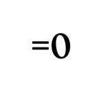 equalzero
