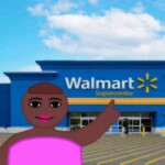 Peaches in a giant walmart!