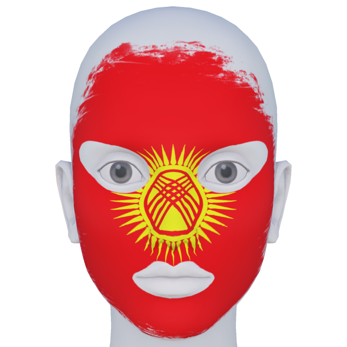 Kyrgyzstan Facepaint