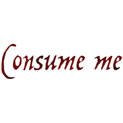 Low Waist Tattoo ‘Consume me’ (Red)