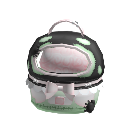 cute zombie lunch pail holdable w/ bugs