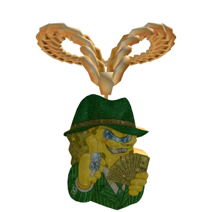 Gangsta Mafia Rich SpongeBob Bling Chain | Roblox Item - Rolimon's