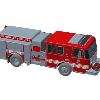 [Free] Fire Truck/Ambulance Firefighters Los Angel
