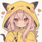 Pikachu gaming girl