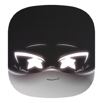 Murder drones - White visor sparkle face  Roblox item
