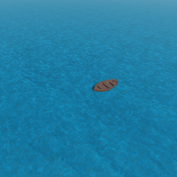 Small Boat in the Ocean