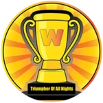 Triumpher of All Nights Roblox badge thumbnail