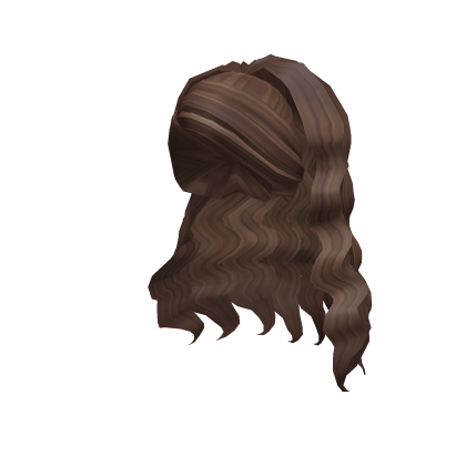 Curly Ponytail in Brown Roblox item