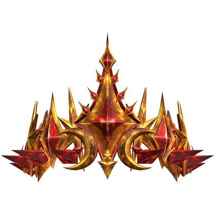 Red and Gold Eclipse Crown Roblox item