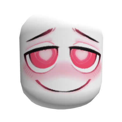 Heart eyes face mask - white Roblox item