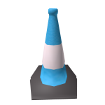 Blue Traffic Cone