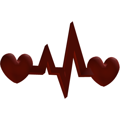 Heart Beat Hair Clips (right) Roblox item