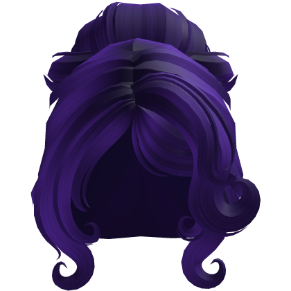Purple Hair Bun Roblox item