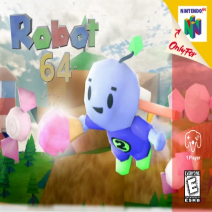 Robot 64 N64 Art cover (Remake)