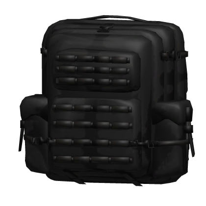 Black Tactical Military Backpack
