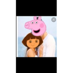 Dora and pepper pig