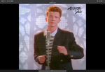 Never gonna give up you up