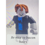Be nice to bacon hairs group