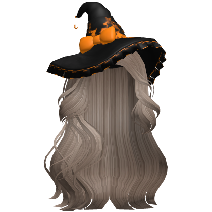 Halloween Side Swept Witch Hair (Light Brown)