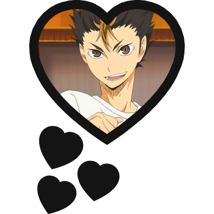 Yuu Nishinoya Thinking Hearts Haikyuu
