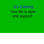 G’s Clothing