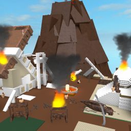 escape the volcanic ERUPTION obby