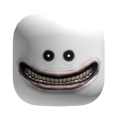 🙂 Big Smiling Face Mask - White Roblox item