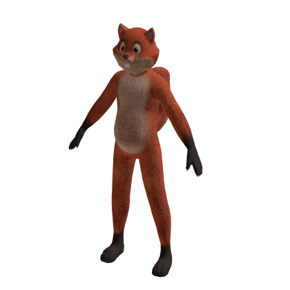 Red Squirrel full body furry suit