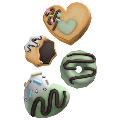 Mori Kei Heisei Igari Cookie Hairclips