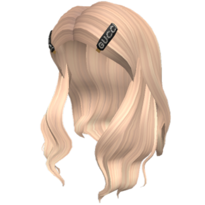 Blondy hair pigtals gucci Roblox decal
