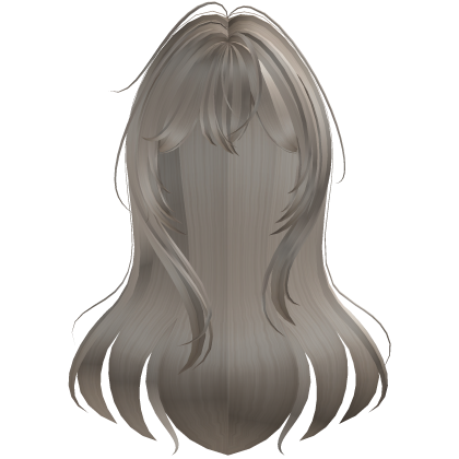 Blonde Platinum Messy Anime Long Hair