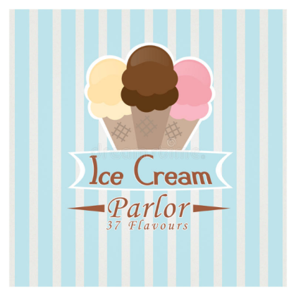 ice cream parlor sign Roblox decal