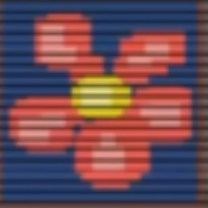Pixel "8-bit" flower Roblox decal