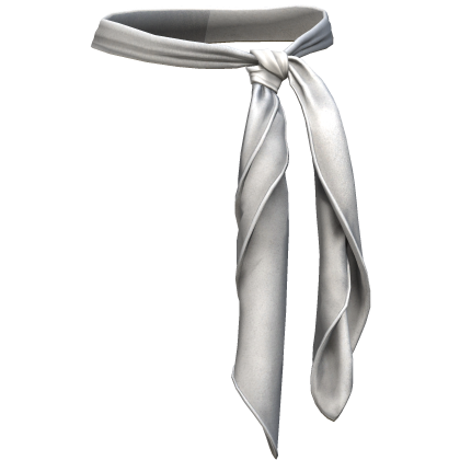 Skinny Neck Scarf White Roblox item