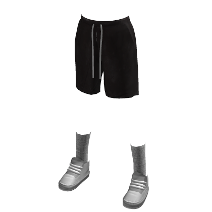 Brown Baggy Sweat Shorts With Shoes thumbnail