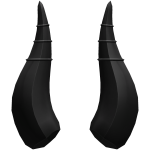 Onyx Horns of the Harvest Moon