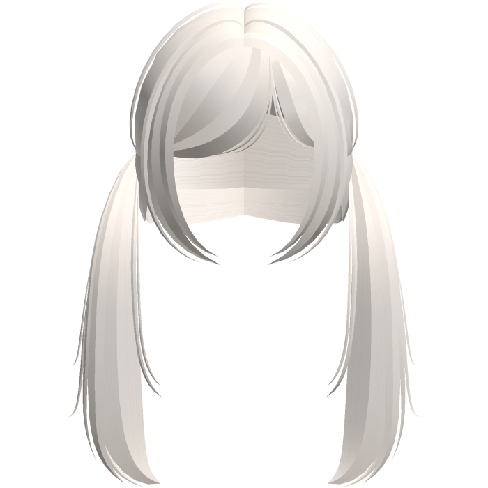 cute long straight doll pigtails light blonde