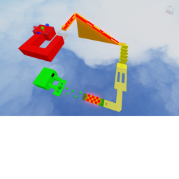 rainbow easy fun obby